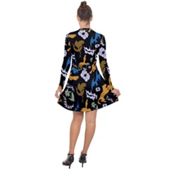 Long Sleeve Panel Dress 