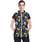 Pattern Design Seamless Texture Women s Puffer Vest