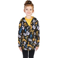 Kids  Double Breasted Button Coat 