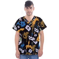 Men s V-Neck Scrub Top 