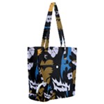 Pattern Design Seamless Texture Everyday Shoulder Bag with Pouch Bag