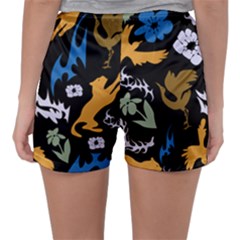 Women s Satin Sleepwear Shorts 