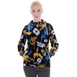 Pattern Design Seamless Texture Women s Hooded Pullover