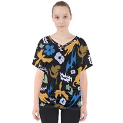 V-Neck Dolman Drape Top 