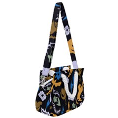 Rope Handles Shoulder Strap Bag 