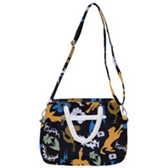 Rope Handles Shoulder Strap Bag 
