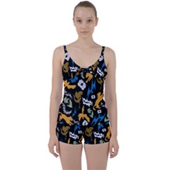 Tie Front Two Piece Tankini 