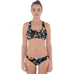 Pattern Design Seamless Texture Cross Back Hipster Bikini Set
