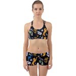 Pattern Design Seamless Texture Back Web Gym Set