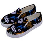 Pattern Design Seamless Texture Kids  Canvas Slip Ons