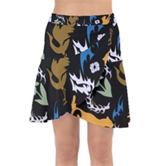 Wrap Front Skirt 