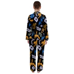 Women s Long Sleeve Satin Pajamas Set 