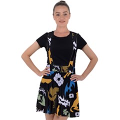 Velvet Suspender Skater Skirt 