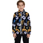 Pattern Design Seamless Texture Kids  High Neck Windbreaker
