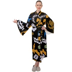 Maxi Velvet Kimono 
