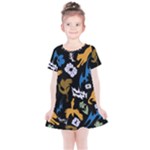 Pattern Design Seamless Texture Kids  Simple Cotton Dress