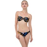 Pattern Design Seamless Texture Classic Bandeau Bikini Set