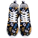 Pattern Design Seamless Texture Women s Lightweight High Top Sneakers