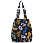 Pattern Design Seamless Texture Center Zip Backpack