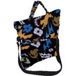 Pattern Design Seamless Texture Fold Over Handle Tote Bag