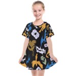 Pattern Design Seamless Texture Kids  Smock Dress