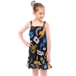 Pattern Design Seamless Texture Kids  Overall Dress
