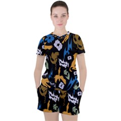 Women s Mesh T-Shirt and Shorts Set 