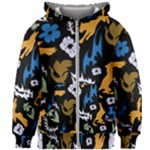 Pattern Design Seamless Texture Kids  Zipper Hoodie Without Drawstring