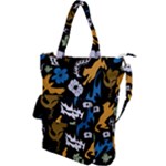 Pattern Design Seamless Texture Shoulder Tote Bag