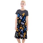 Pattern Design Seamless Texture Camis Fishtail Dress