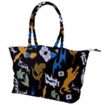 Pattern Design Seamless Texture Canvas Shoulder Bag