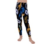Pattern Design Seamless Texture Kids  Lightweight Velour Leggings