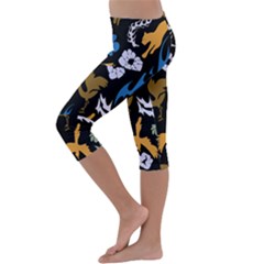Kids  Lightweight Velour Capri Leggings  