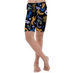 Kids  Lightweight Velour Cropped Yoga Leggings 