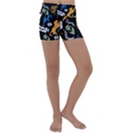 Pattern Design Seamless Texture Kids  Lightweight Velour Yoga Shorts