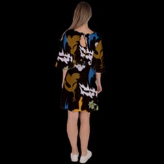 Velour Kimono Dress 
