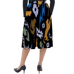 Classic Velour Midi Skirt  