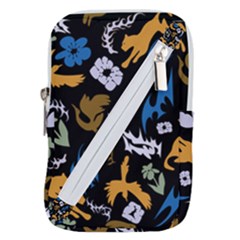 Pattern Design Seamless Texture Belt Pouch Bag (Small) from ArtsNow.com