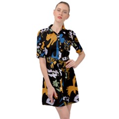 Belted Shirt Dress 
