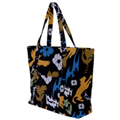 Zip Up Canvas Bag 