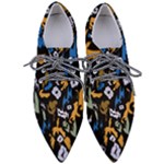 Pattern Design Seamless Texture Pointed Oxford Shoes