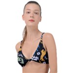Pattern Design Seamless Texture Knot Up Bikini Top