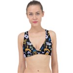 Pattern Design Seamless Texture Classic Banded Bikini Top