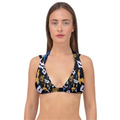 Double Strap Halter Bikini Top 