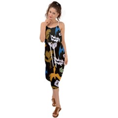 Waist Tie Cover Up Chiffon Dress 