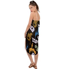 Waist Tie Cover Up Chiffon Dress 