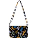 Pattern Design Seamless Texture Double Gusset Crossbody Bag