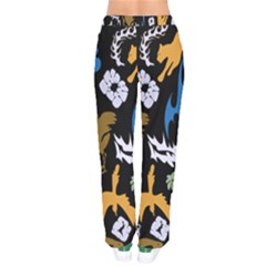 Women Velvet Drawstring Pants 