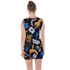 Lace Up Front Bodycon Dress 