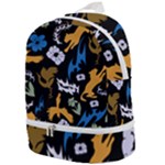 Pattern Design Seamless Texture Zip Bottom Backpack